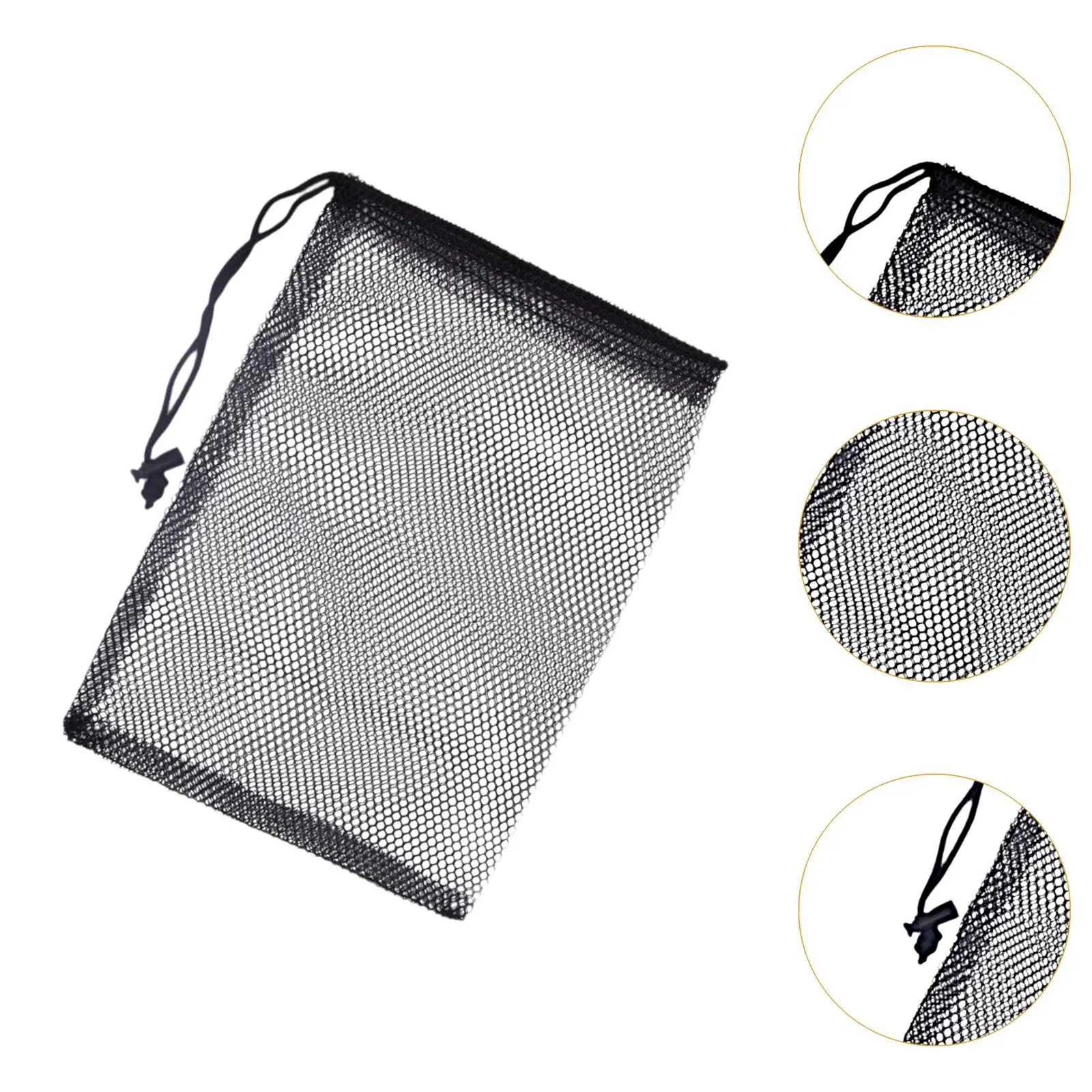 Golf Ball Mesh Bag Mesh Storage Bag Golf Ball Holder Pouch Replace Professional Sports Net Organizer Nylon for Gym Toys Beach