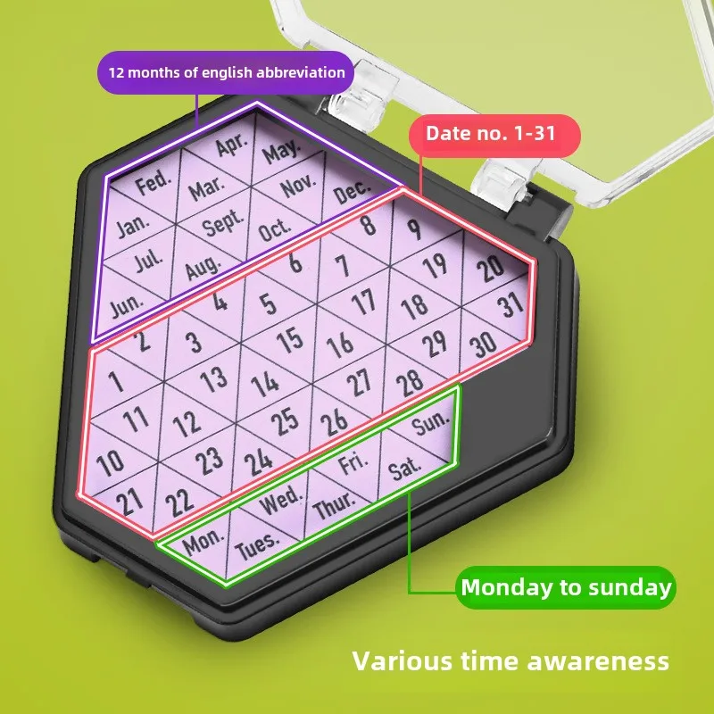 Calendar Puzzle Game Board Game Pocket Mini Toys Montessori School Education Learning Logic Game Sudoku IQ Puzzle Challenges 2