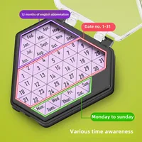 Calendar Puzzle Game Board Game Pocket Mini Toys Montessori School Education Learning Logic Game Sudoku IQ Puzzle Challenges 2