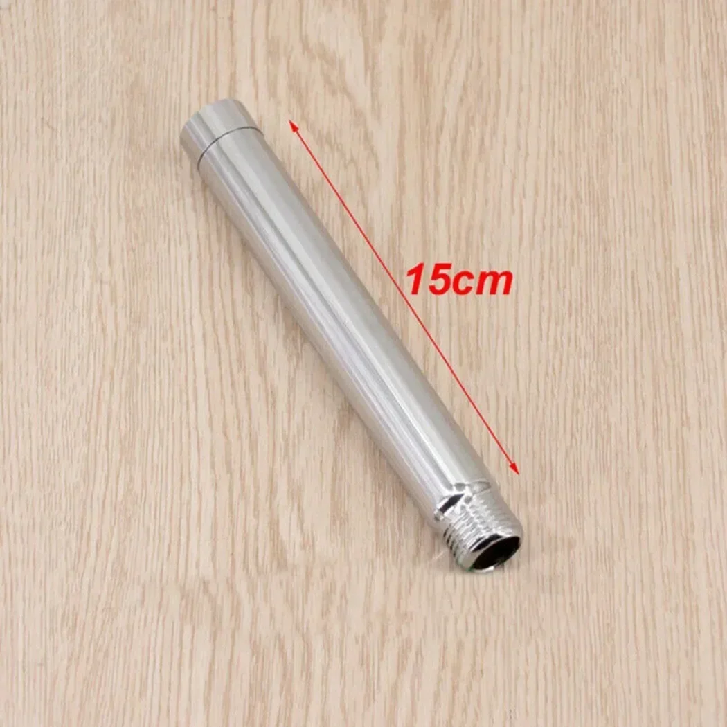 Shower Pipe Extension Shower Head Extender Stainless-Steel Chrome Shower Head Extension Pipe