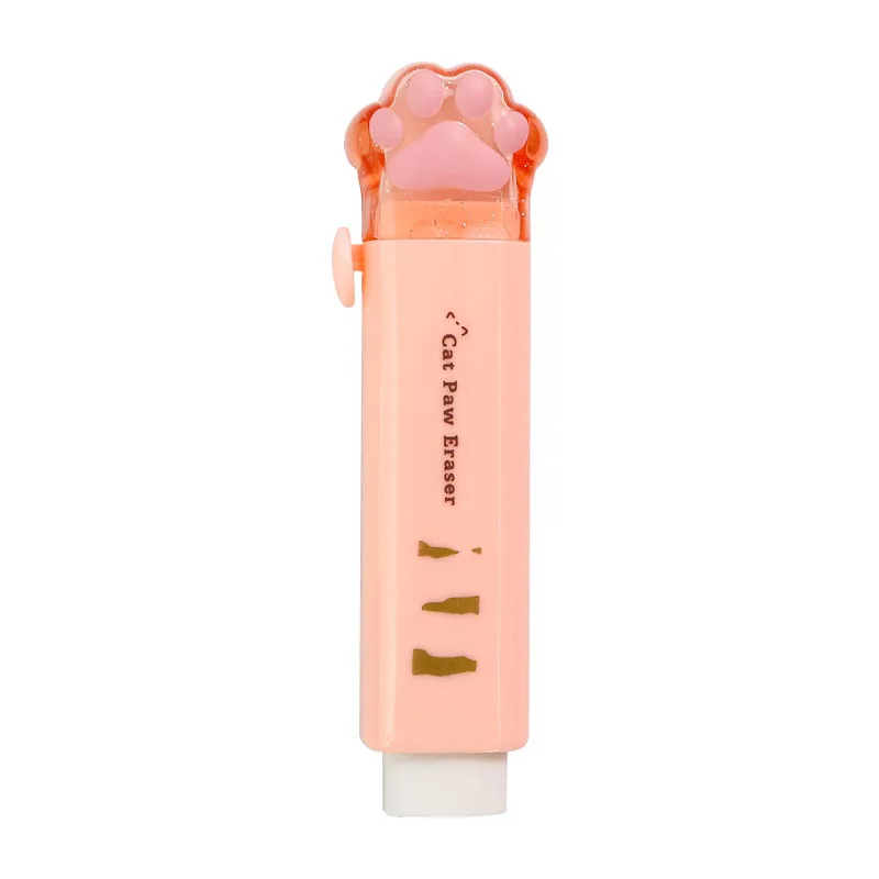 2 Gomme A Rullo A Forma Di Zampa Di Gatto – Multicolore – Con Raccoglitore Integrato Per Trucioli – Cancelleria Per Bambini - 2