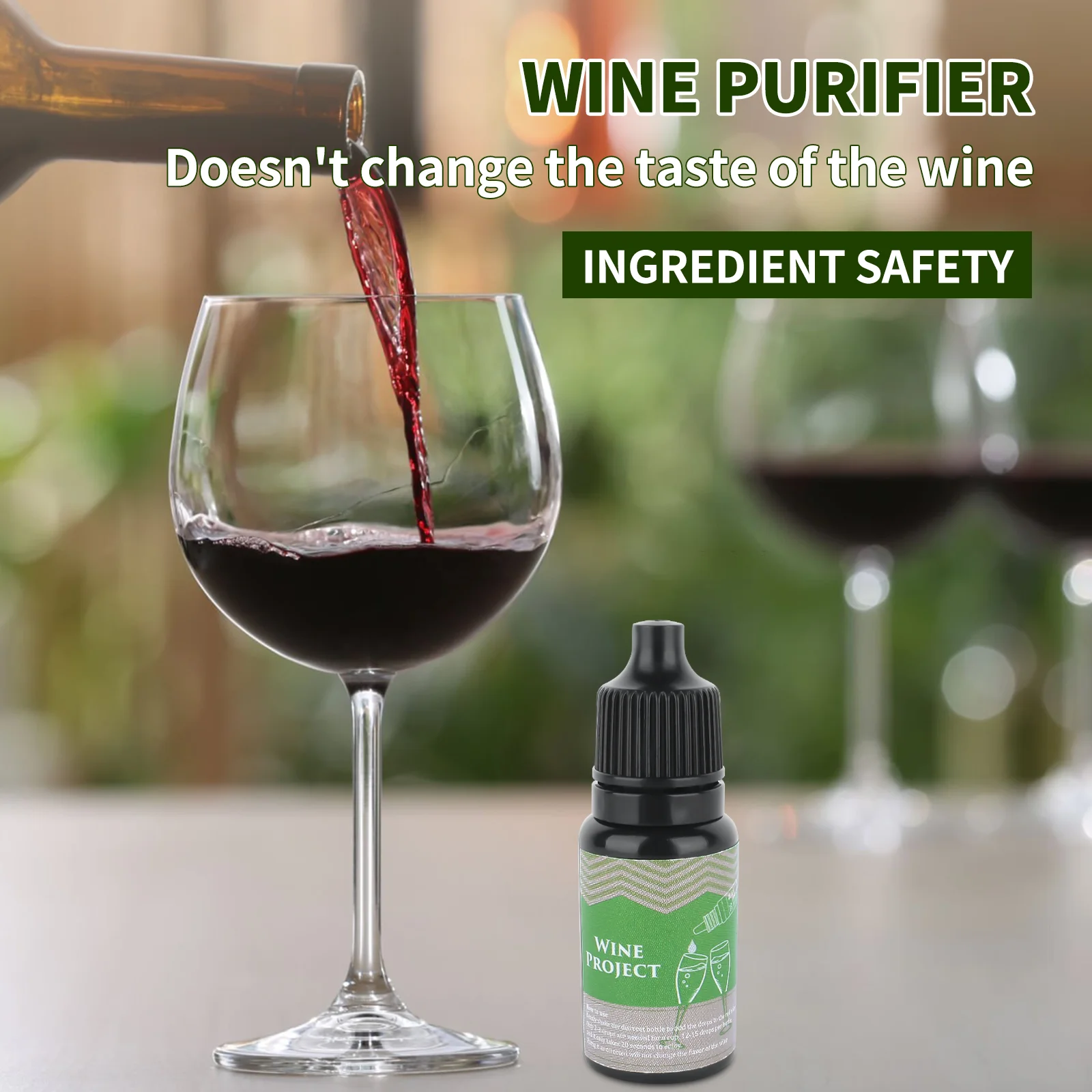 Wine filter removes sulfites and histamines reduces tannins prevents allergies and headaches great gift for tasting wine wine filter