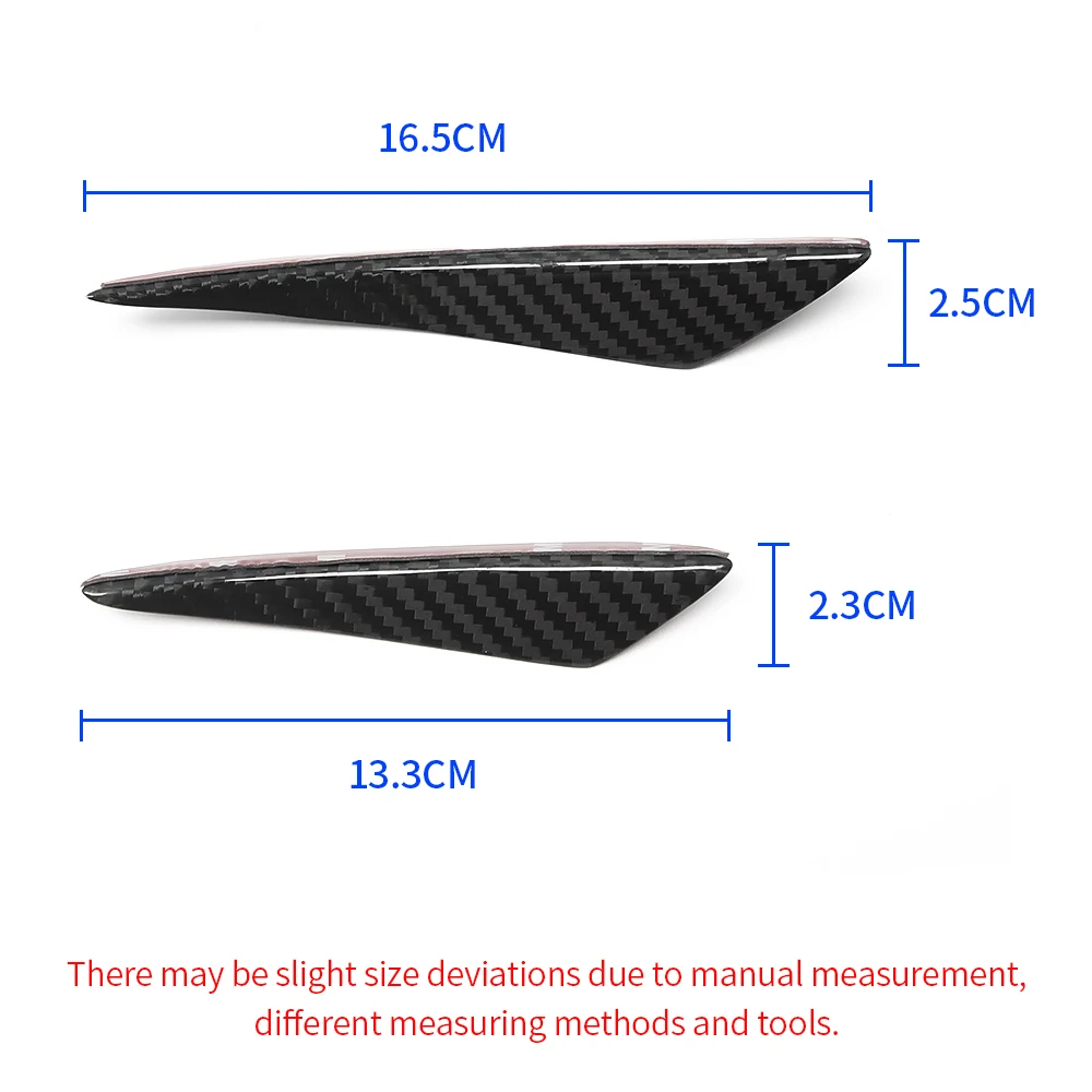 ¥ ź  4Pcs ڵ ̵  Canards ƼĿ  IS200T IS250 IS350 ES300h GS350 ڵ   Ϸ   BMW
