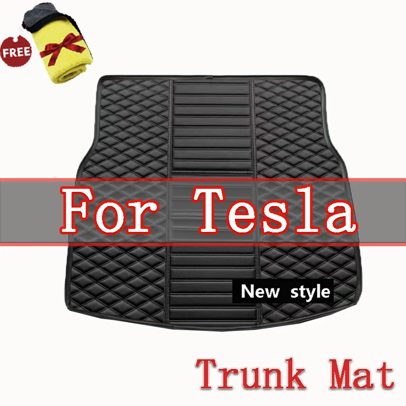 

Кожаный багажник для Tesla model y, коврик для багажника 2019-2023, подкладка для груза, кожаный коврик для домашних животных