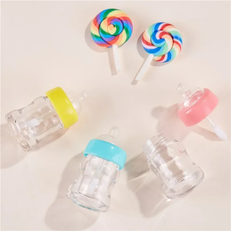 

10-100pcs 8ml Lip Glaze Tubes Mini Milk Bottles Multi Color Empty Lipgloss Tube Cosmetic Packaging Material Containers Wholesale