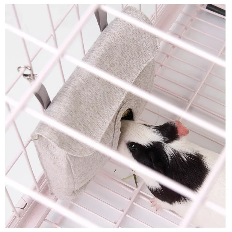 Borsa Per Fieno Per Conigli E Porcellini D'India - Con Gancio A S, Tessuto Oxford 600D, Lavabile