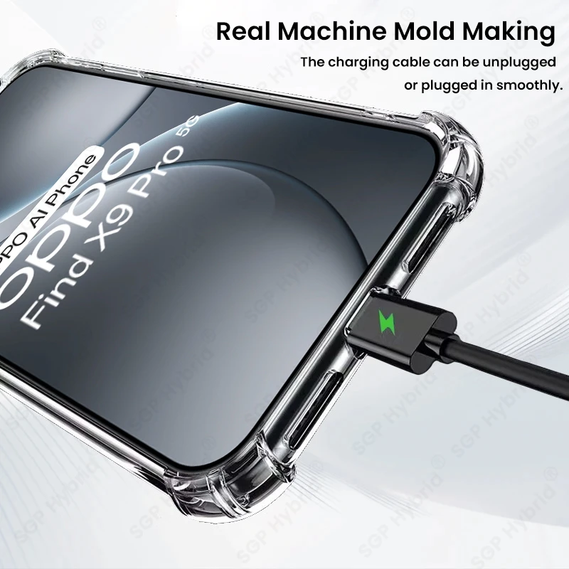 Clear Airbag Shockproof Silicone Back Cover
