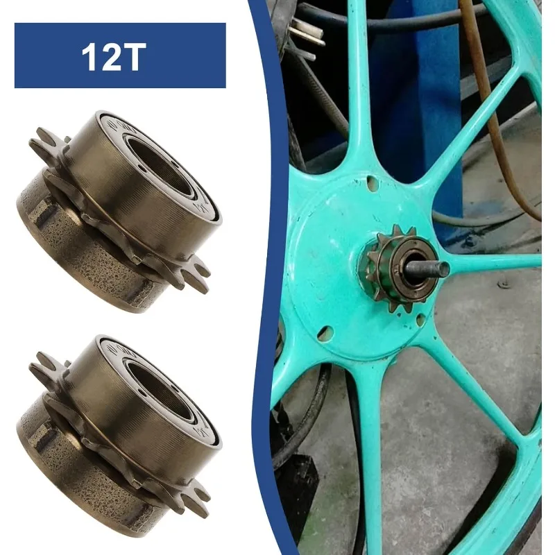 Bike Bicycle Flywheel Pinion Electric Vehicle Accessories 12T/14T Teeth Single Speed Freewheel Flywheel Sprocket Large Diameter