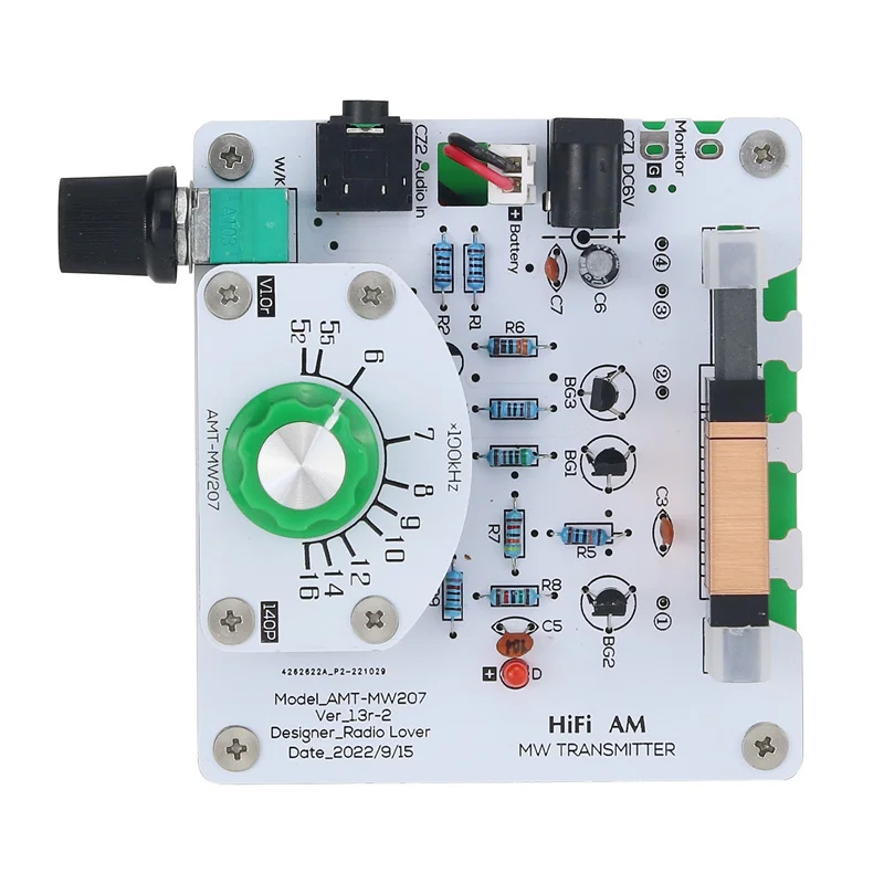 AMT-MW207 Ondes Moyennes Émetteur 525 ~ 1605kHz Pour FM Radio