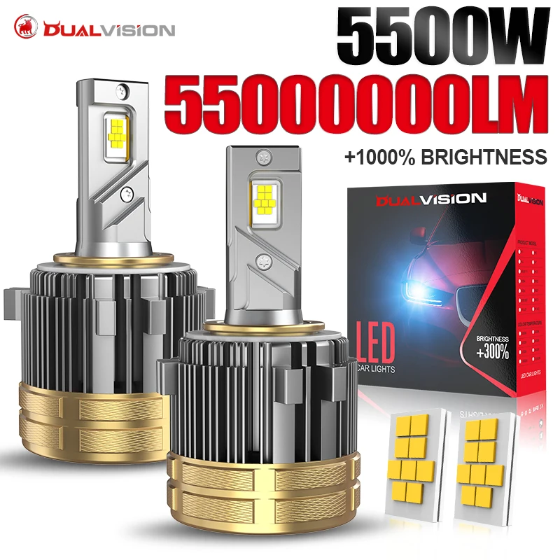 5500W H7 LED H15 LED 자동차 라이트 캔버스 램프 헤드라이트 전구 하..