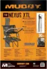 Muddy Nexus XTL 20 Foot Tall Climbing Safety System 2 Person Seat Deer Hunting Ladder Tree Stand with Flip Up Shooting Rail 3