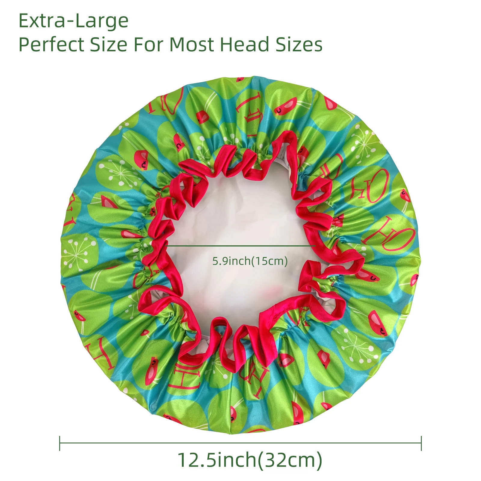 Shower Cap High Quality Shower Caps Polyester Satin Double Layers bath cap Women Resuable 26 Items