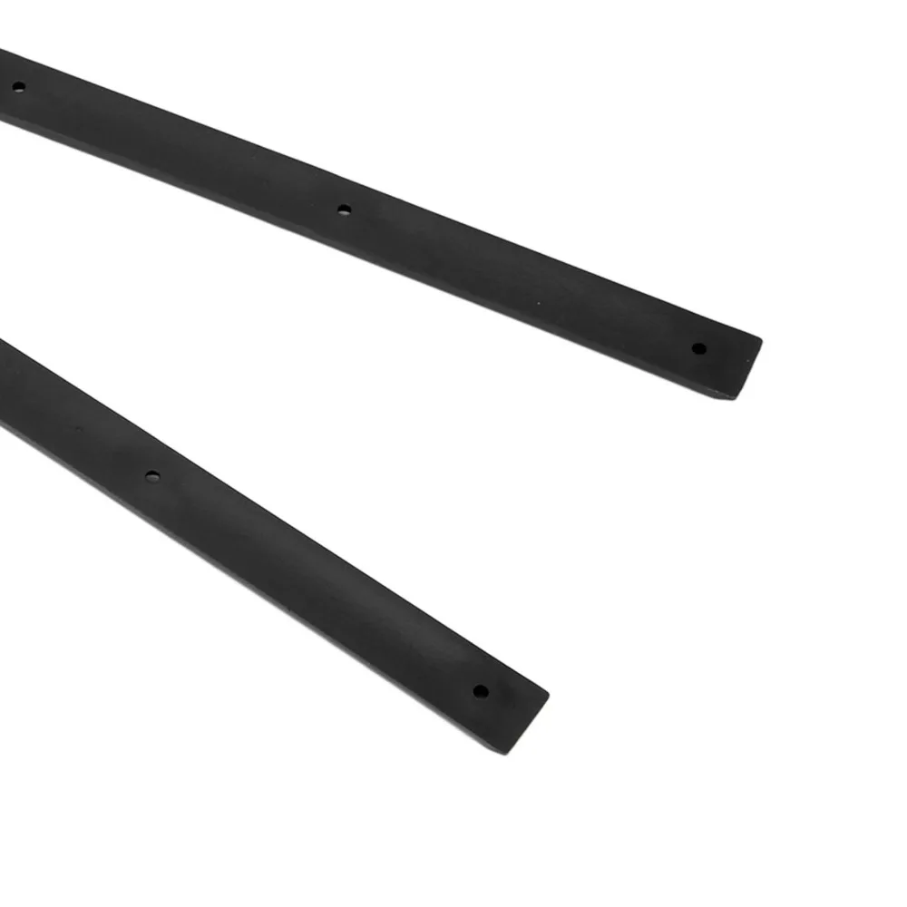 2Pcs 내구성 있는 ABS 리브 본 레일 다채로운 36.5x1.7cm 스케이트보드 레일 스케이트보드 데크 가드 스케이트보드 데크