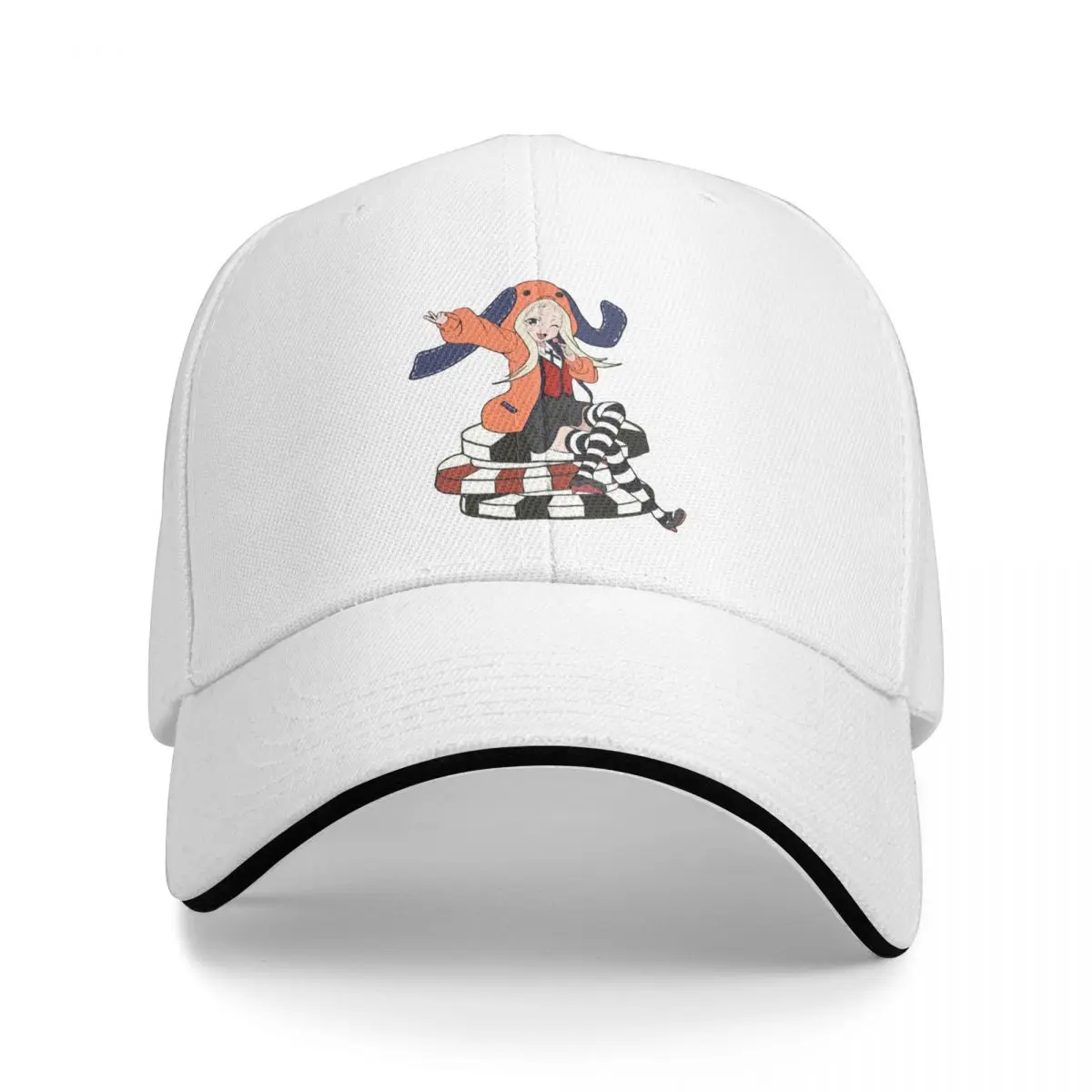 

Кепка Kakegurui Yomozuki Runa бейсболка в стиле хип-хоп кавайная аниме сэндвич Кепка для мужчин и женщин Регулируемая уличная Кепка для папы