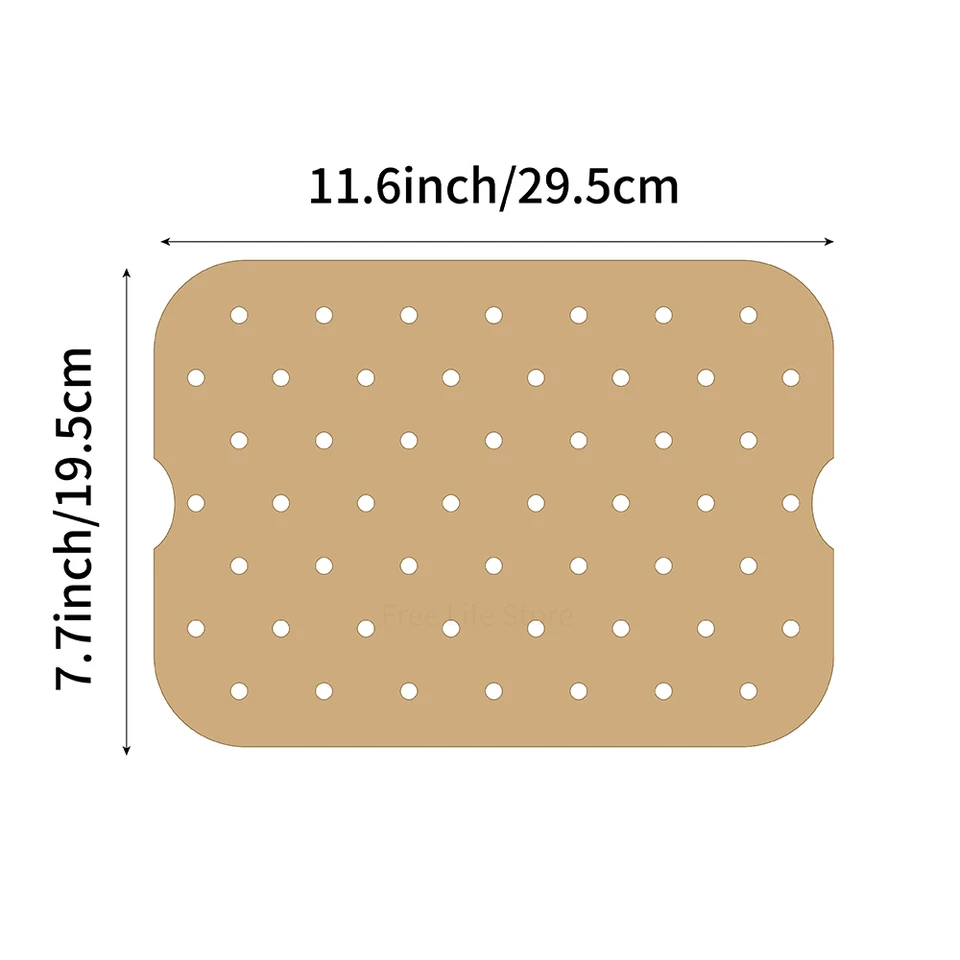 INFRAOVENS Unbleached Parchment Paper & Grill Mat For Ninja Foodi Grill 5-in-1 - 100 Liners, Heat Resistant