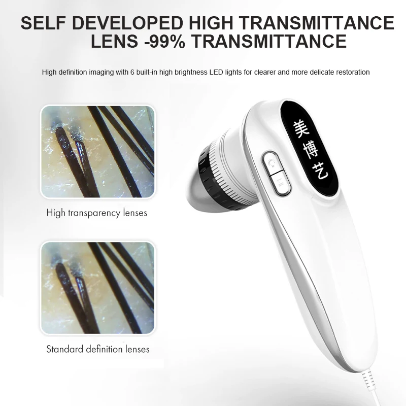 Scanner per capelli e cuoio capelluto professionale da 11 pollici, di alta qualità HD, per l'analisi dei follicoli piliferi / Macchina per l'analisi della pelle e del cuoio capelluto - immagine 3