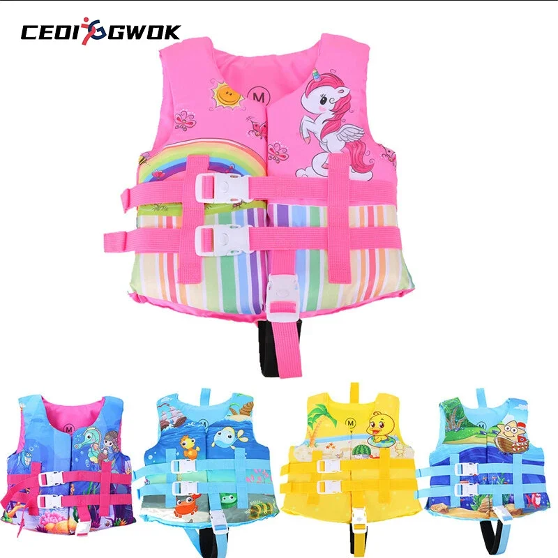 

CEOI GWOK Swim Vest Float Suit Toddler Children Flotation Jacket Buoyancy Swimsuit Boys Girls Swimwear Swimming Learning