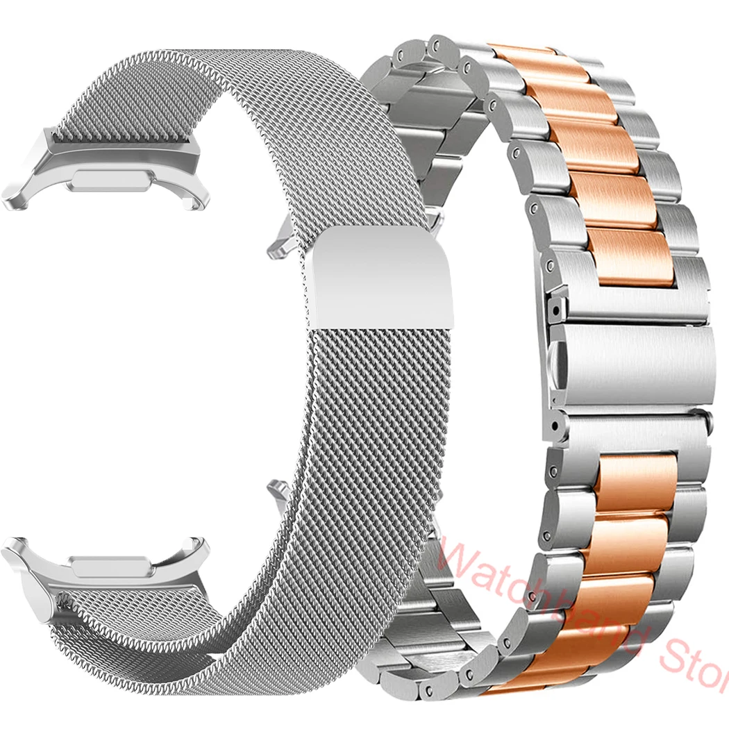 2-Pack Metal Strap - Stainless Steel Milanese Loop Bracelet