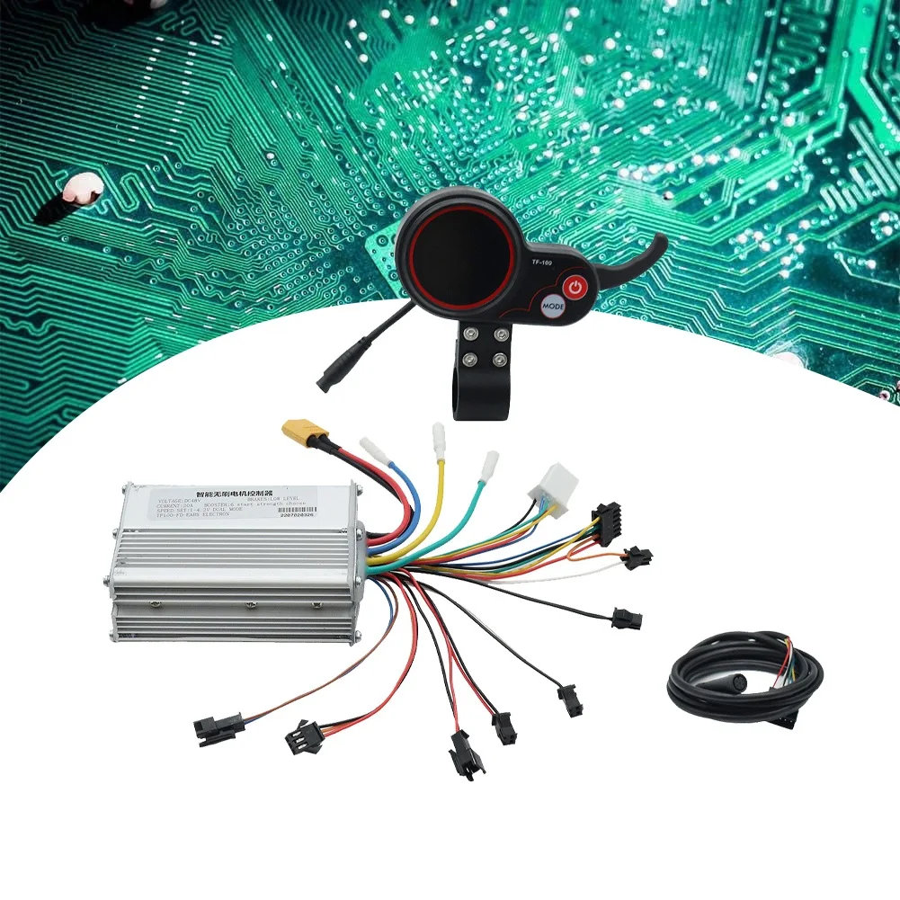 SCLS 48V 20A 전기 스쿠터 컨트롤러 대시보드 키트(전기 스쿠터 부품용 TF-100 디스플레이 스쿠터 포함)