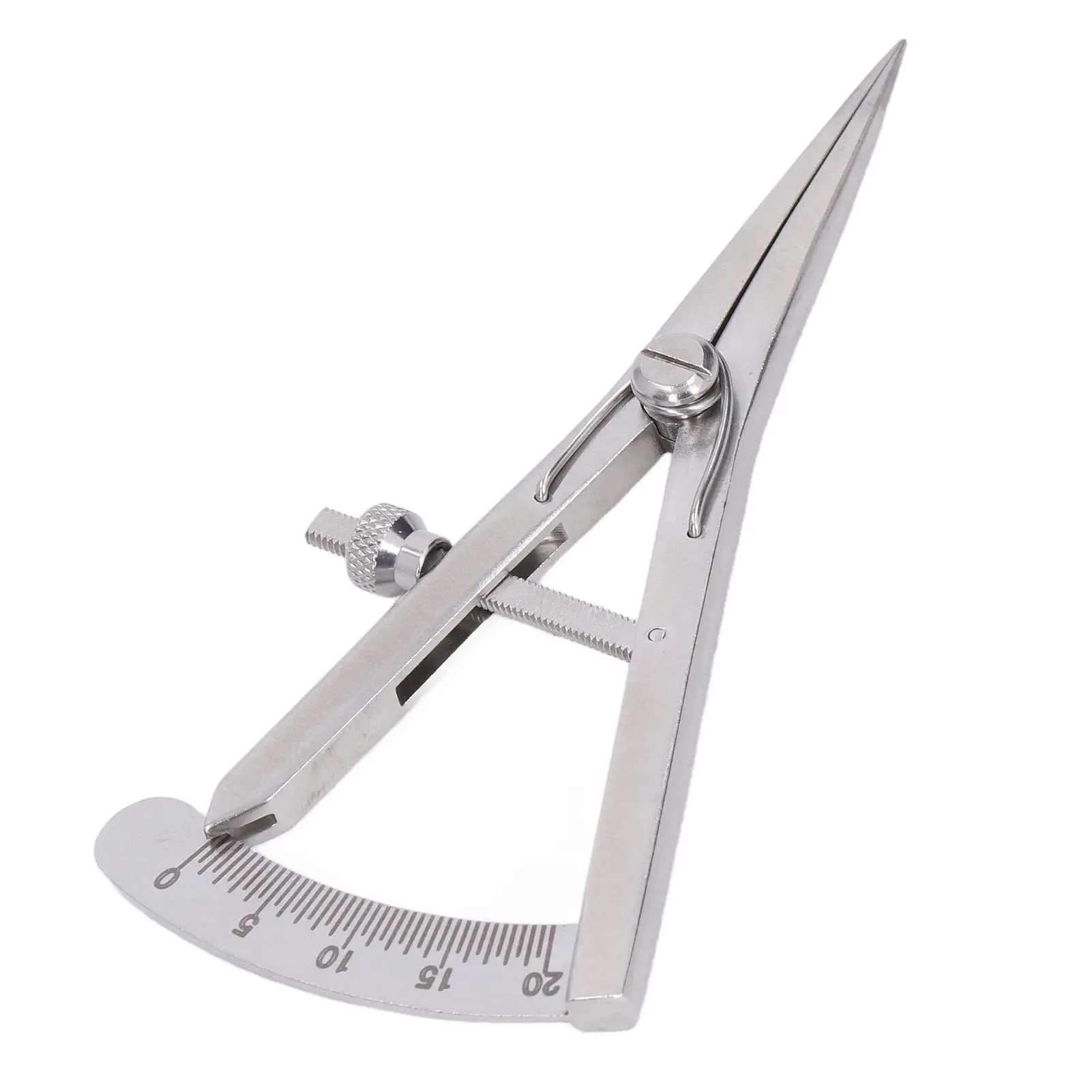 Adjustable for leather Compass Marking Gauge for Precision Trimming Projects-Metal Wing Divider Tool