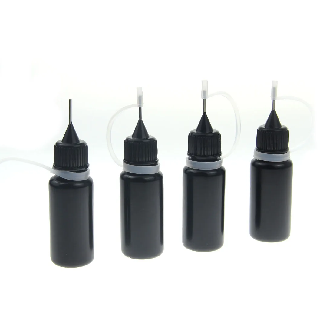 10ml Squeeze Empty Black PE Dropper Bottles With Needle Caps Plastic Bottle Liquid Vial Plastic Container DIY