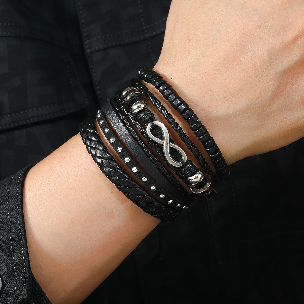 Bracelet Jewelry Multi-layer Buddha Bead Beaded Retro Style Men
