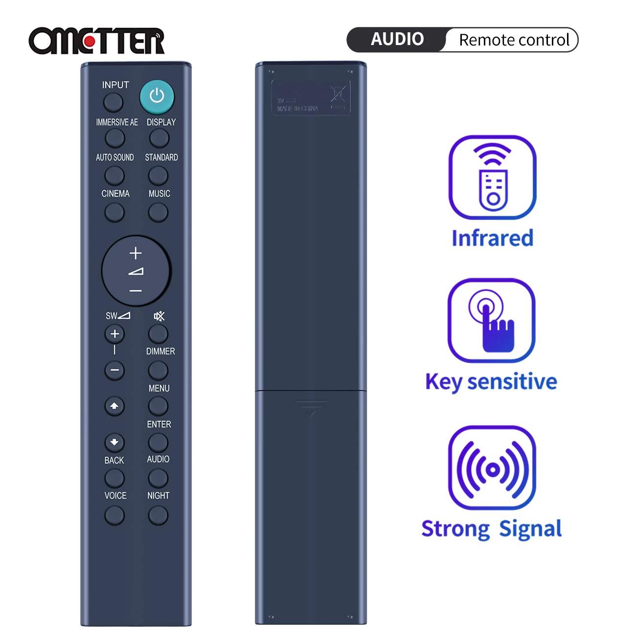 Rmt-Ah507U Telecomando Sostitutivo Applicabile Per Il Sistema Soundbar Sony Ht-G700 Sa-G700 Sa-Wg700