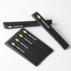 6 - Piece Car Door Rubber Strip Sticker Anti - Collision Protector (6Pcs Black)