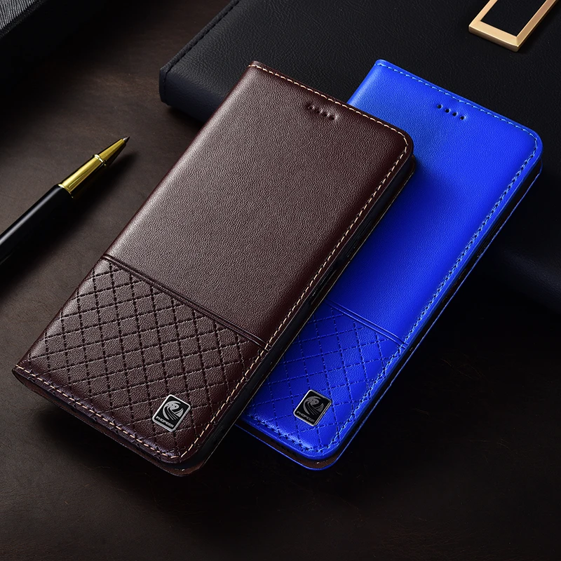 Napa UD Genuine Leather Wallet Case with Magnetic Closure and Card Slots