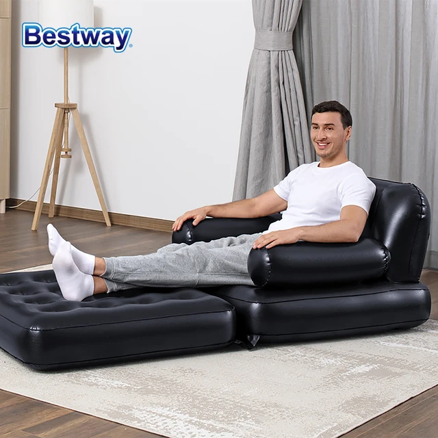 Blow Up Chair Bed Bestway 75054 Inflatable Sofa, Outdoor Blow Up