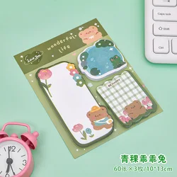 Adorable Kawaii Cartoon Sticky Note Set - Fun Stationery Collection (1)