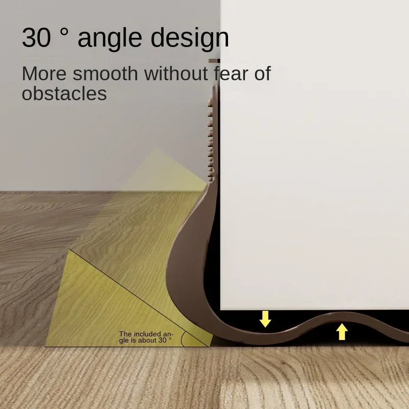 Door Seal Strip PVC Flexible Under Door Draft Stopper Soundproof Gasket Weatherstrip