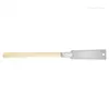 Japanese Hand Double Edged Sided SK5 Flexible Flush Cutter Handle Wooden 4