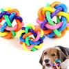 2PCS PVC Material Colorful Bell Toy Ball Pet Cat Dog Interactive Toy 2 PCs PVC Material Colorful Bell Toy Ball Pet Cat Dog Inte 1
