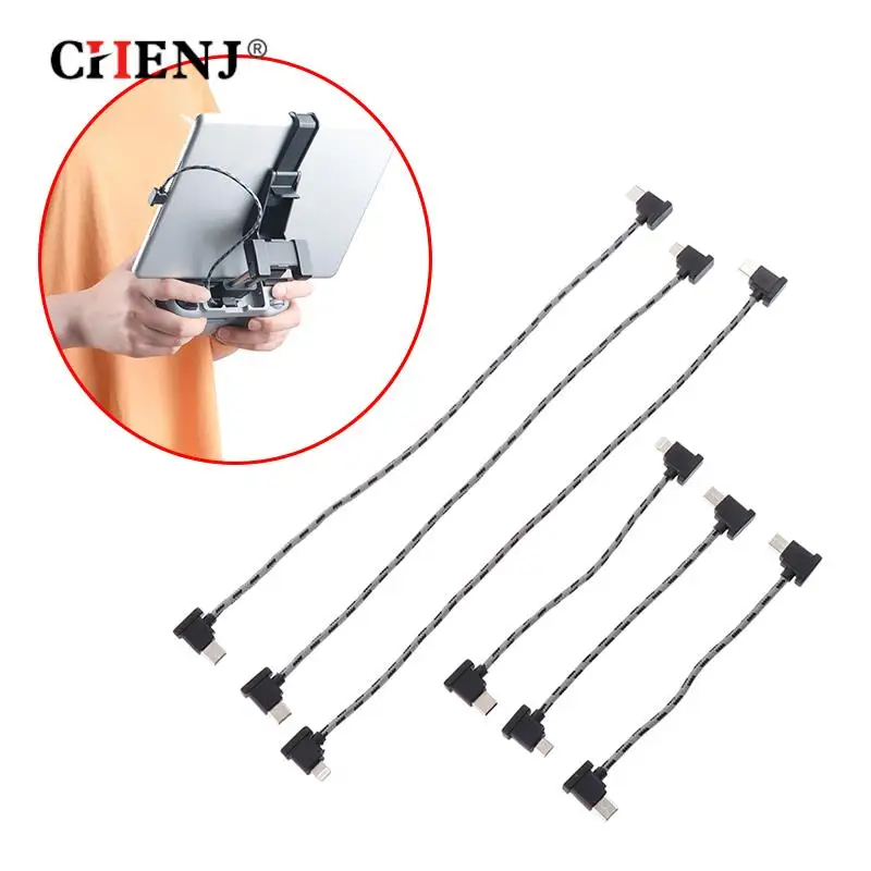 

1pc Data Cable For DJI MAVIC Air 3/2S/Mini 2/MINI 3 PRO Drone IOS Type-C Micro-USB Adapter Wire Connector Tablet Phone Cable