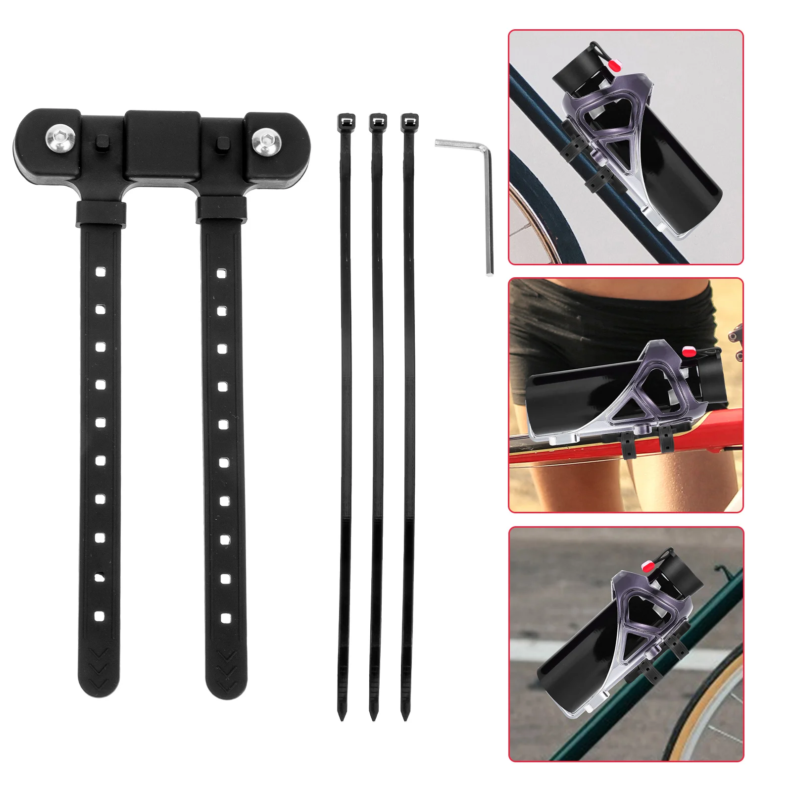 

1 Set of Bottle Cage Mount Base Bottle Cage Base Water Bottle Holder Connector Bike Supply