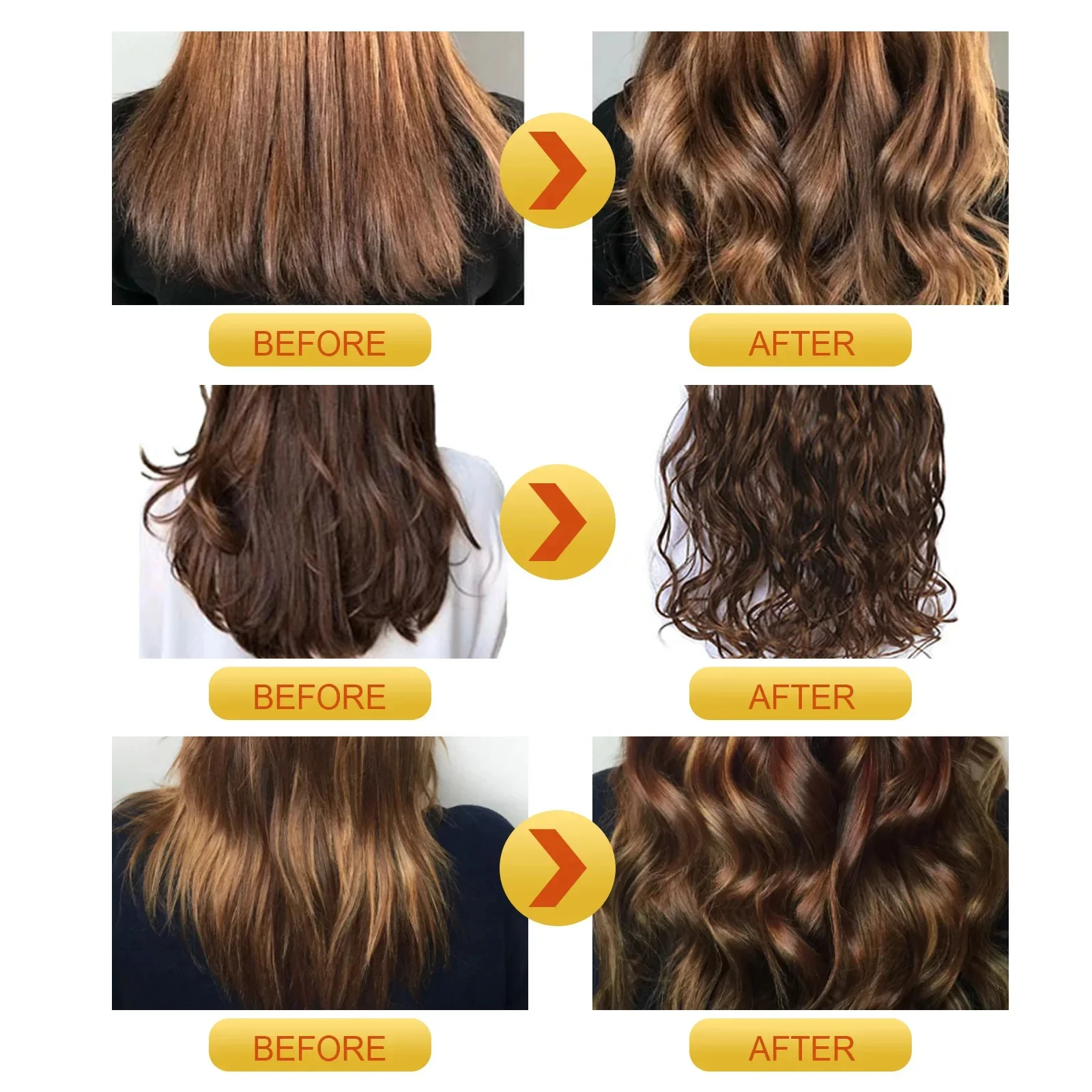 50ml Hair Volumizing Cream Anti-Frizz Bouncy Resilient Enhancer Styling Lotion Natural Wavy Wigs Styling Hair Conditioner 5