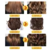 50ml Hair Volumizing Cream Anti-Frizz Bouncy Resilient Enhancer Styling Lotion Natural Wavy Wigs Styling Hair Conditioner 5