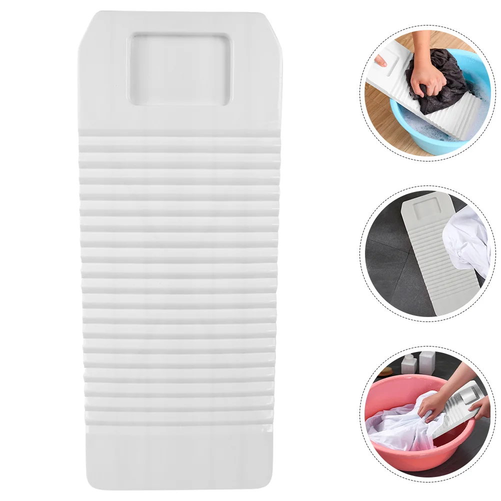 Washboard Portable for Hand Washing Machine Backing Plate Clothes Abs Laundry Small Washboards Travel 2