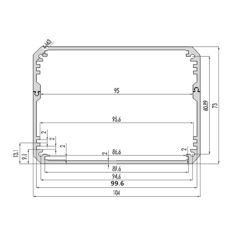 boitier de batterie divise en boites en alliage coque en carte circuit cafe mm 04