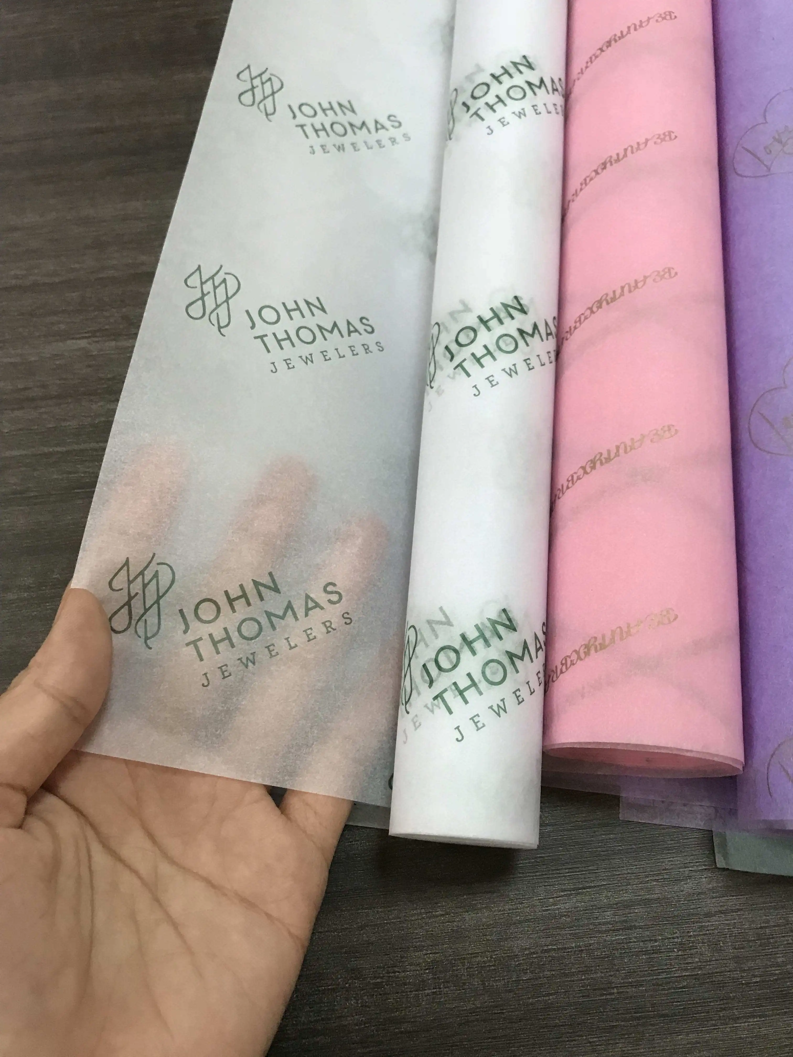 Custom Stylish Printed Wrapping Tissue Paper for your clothing packaging  and promotions