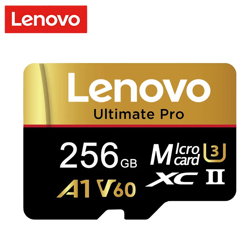 레노버 마이크로 SD 카드 1TB 고속 TF 플래시 메모리 카드 128GB 256GB 512GB 1TB U3 V60 4K 풀 HD 고프로 액션 카메라용