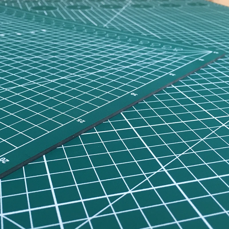 새로운 커팅 매트 A1 PVC 직사각형 자가복원 두꺼운 데스크탑 보호 매트 A1 공예용 짙은 녹색 90cm * 60cm * 0.3cm
