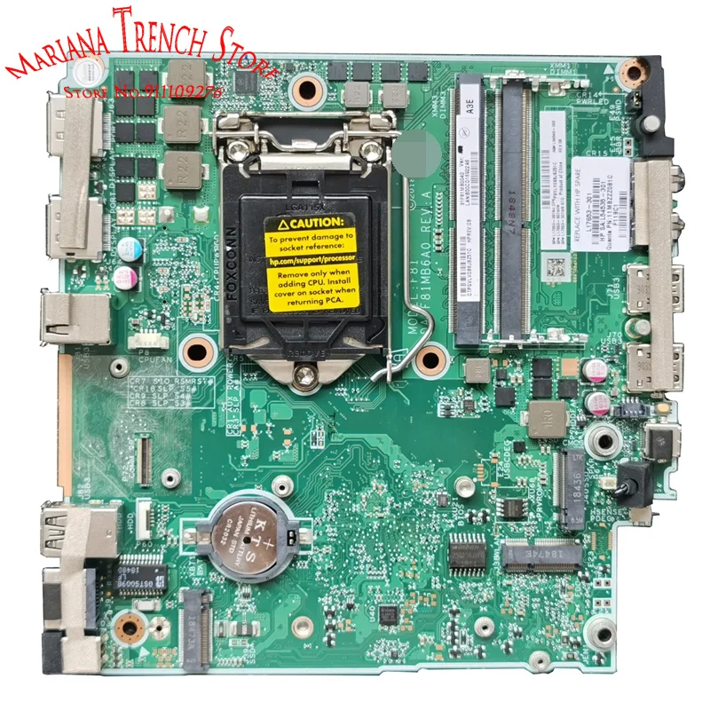 Scheda Madre Per Pc Desktop Per Hp Prodesk 600 G4 Dm L17653-001 301 Da0F81Mb6A0