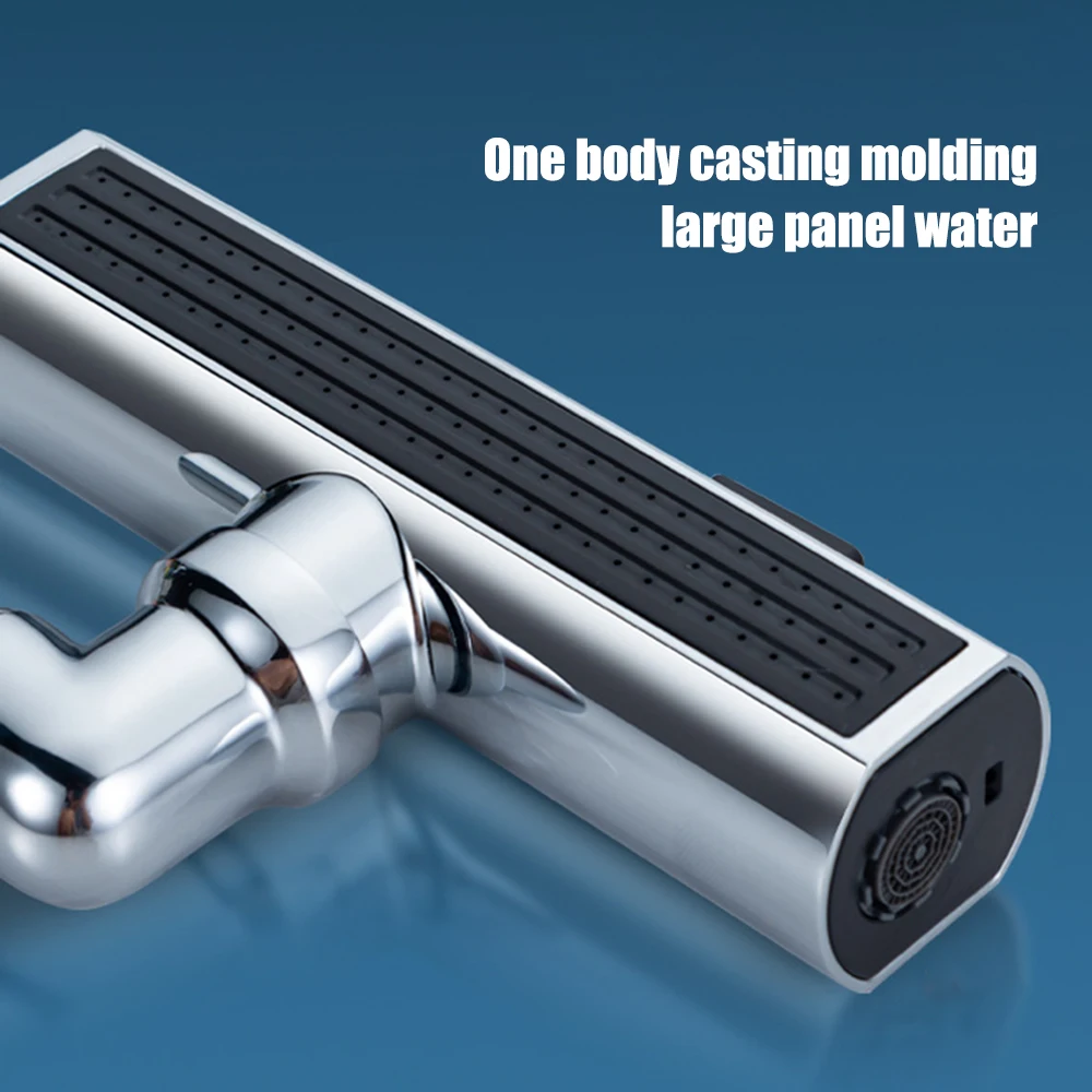 Kitchen Faucet 3/4 Gear Waterfall Kitchen Faucet Universal Swivel Spout Sprayer Bathroom Basin Water Tap Extender Rainfall Sink Mixer
