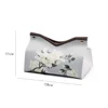 Creative Chinese Tissue Box Waterproof Home Living Room Paper Drawer Floral Paint Tissue Box Easy to Clean Printing Storage Box 6