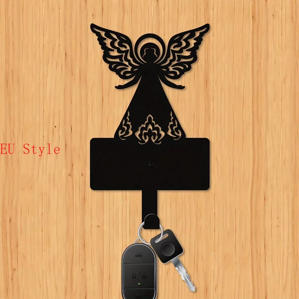 

Metal Angel Coat Hook Key Belt Hanging Hook Wall Decoration Hook Christmas Decoration Thanksgiving Decoration Festivals Decor Ou