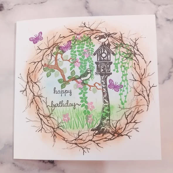 Kaninchenbaum, Wildblumen, Pottering-Werkzeuge, transparenter Stempel für Sammelalbum, Prägung, Dekoration, Vorlage, DIY-Grußkarte 2026, Ostern – Detail 6