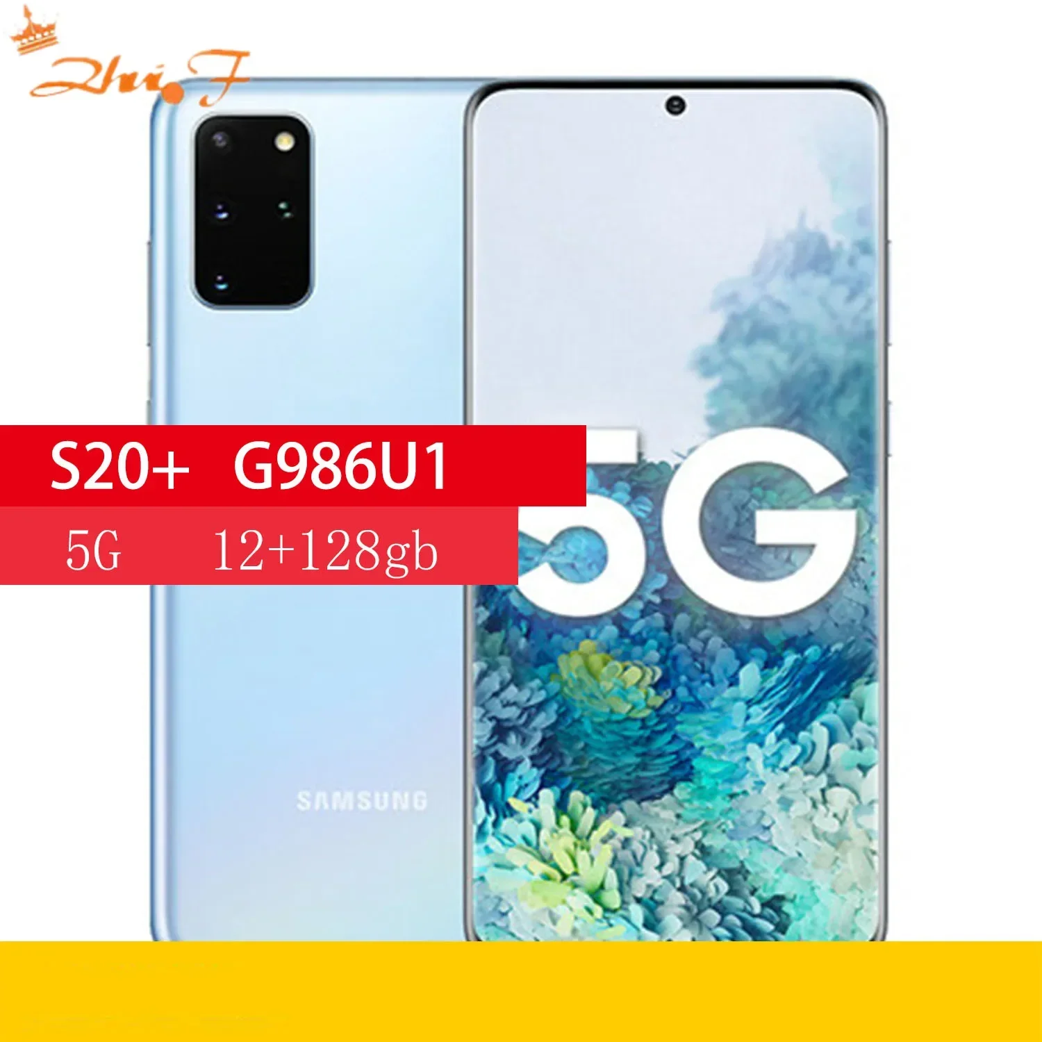 Samsung Galaxy S20+ 5G G986u G986U1 128GB ROM 8GB RAM Snapdragon 865 Cellphone 6.7" Octa Core S20 Plus