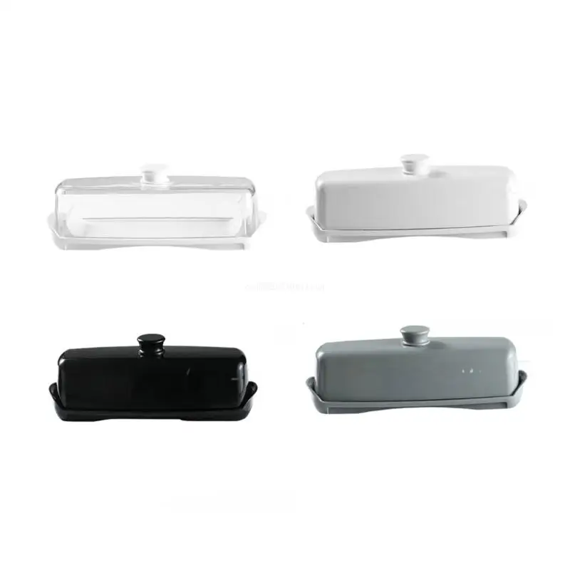 Butter Holder with Spoon and Handheld Lid Butter Dish Functional and Dropship